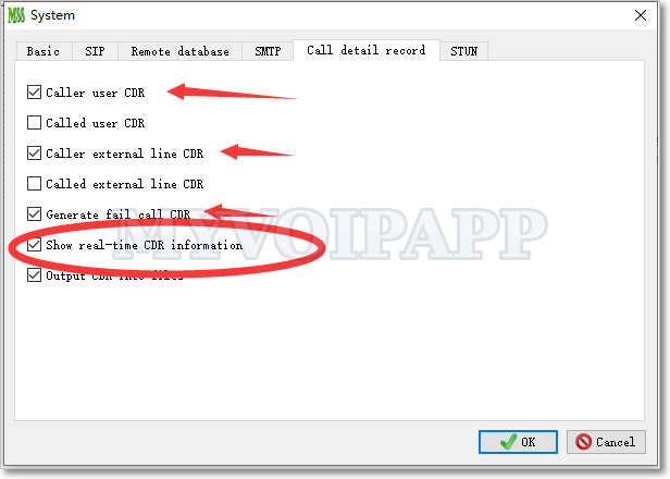 CDR configuration items