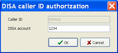 DISA主叫号码鉴权