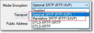MicroSIP 配置 SRTP