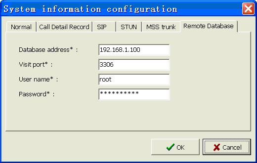 system information configuration