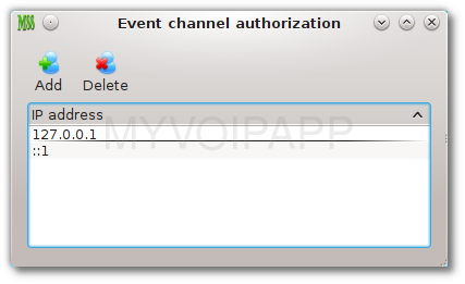 Add IP address for authorization